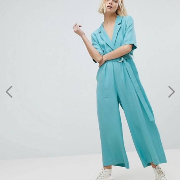 weekday jumpsuit green